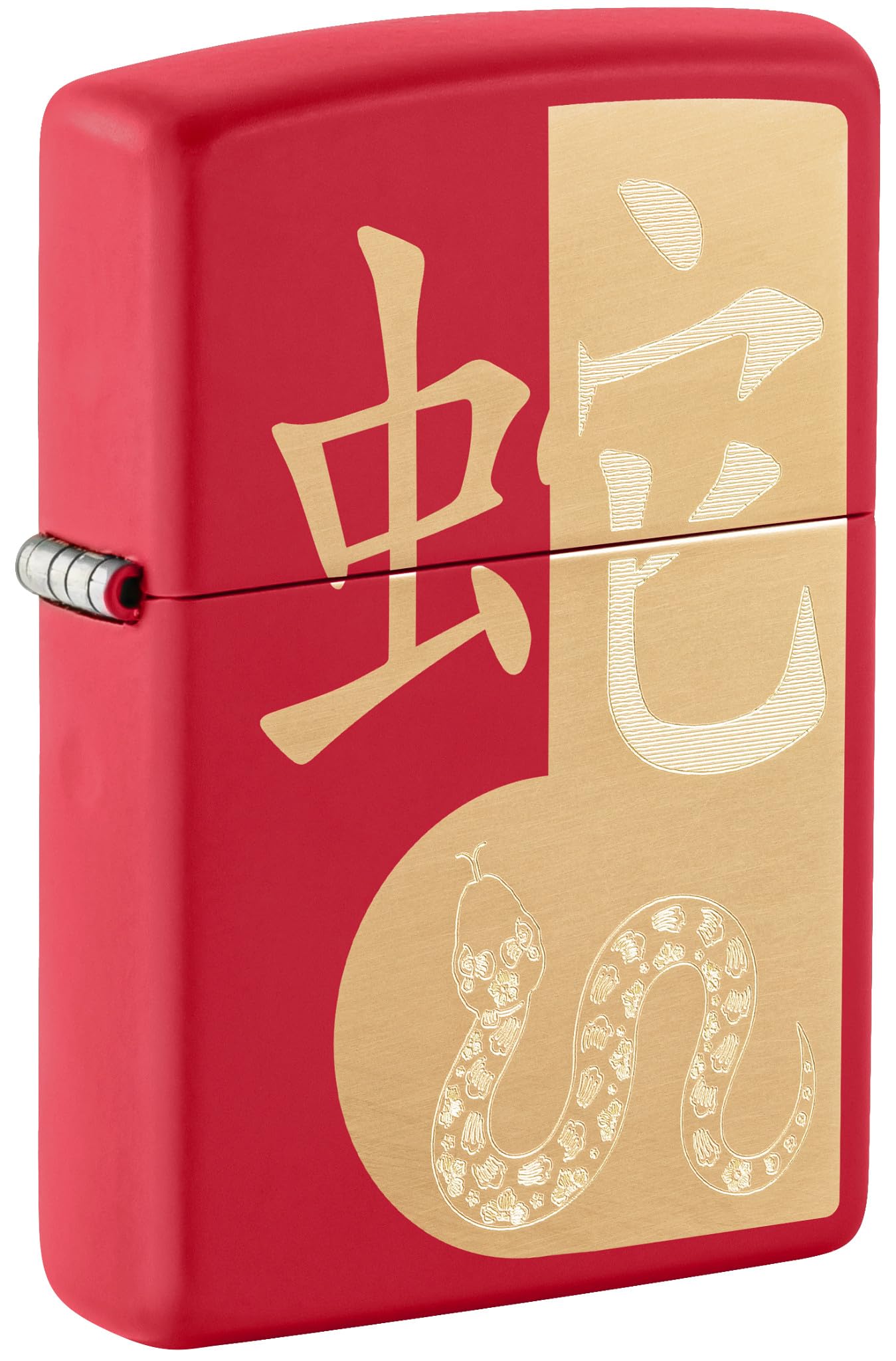 Amazon.com: Zippo Year of The Snake 2025 Red Matte Pocket Lighter